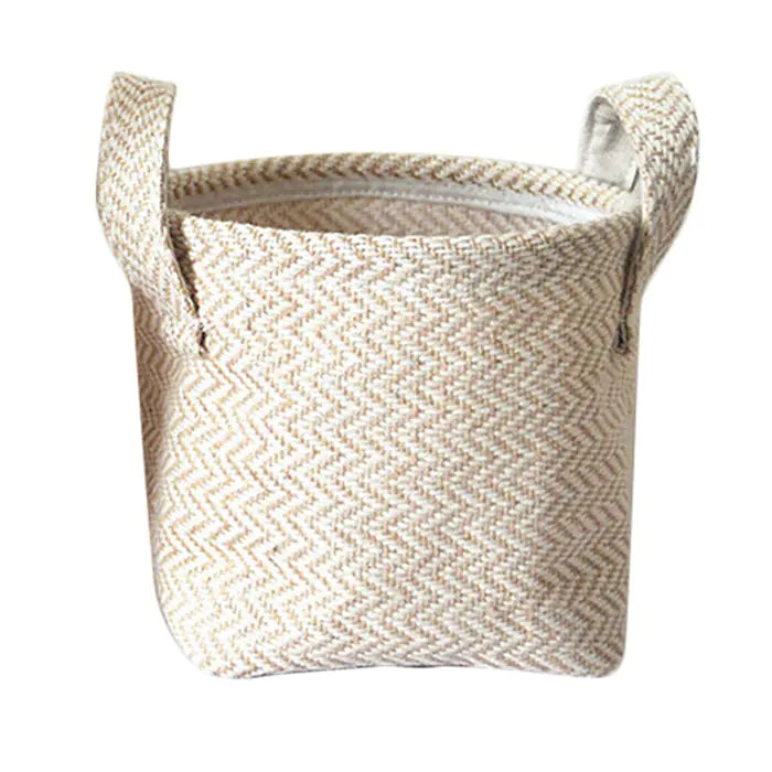 Woven Jute Storage Basket for Toys and Miscellaneous Items