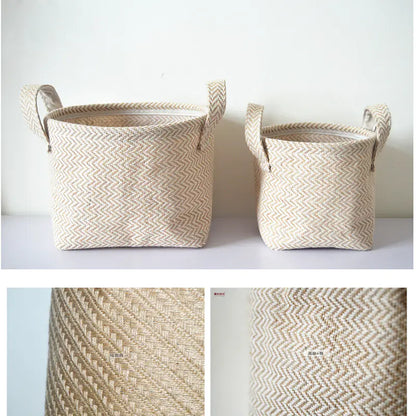Woven Jute Storage Basket for Toys and Miscellaneous Items