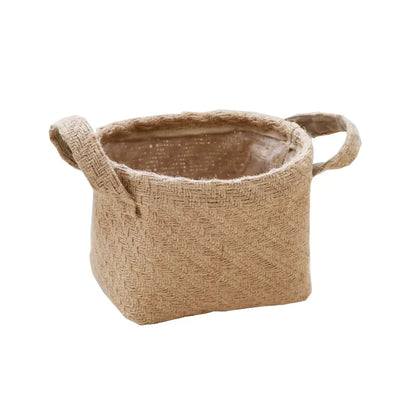 Woven Jute Storage Basket for Toys and Miscellaneous Items