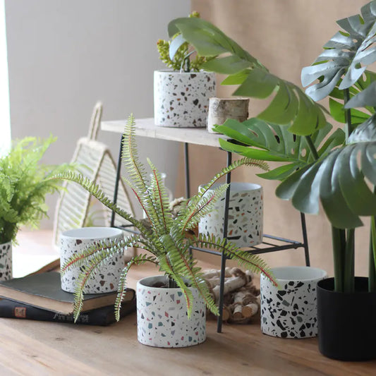 Modern Ceramic Round Planter