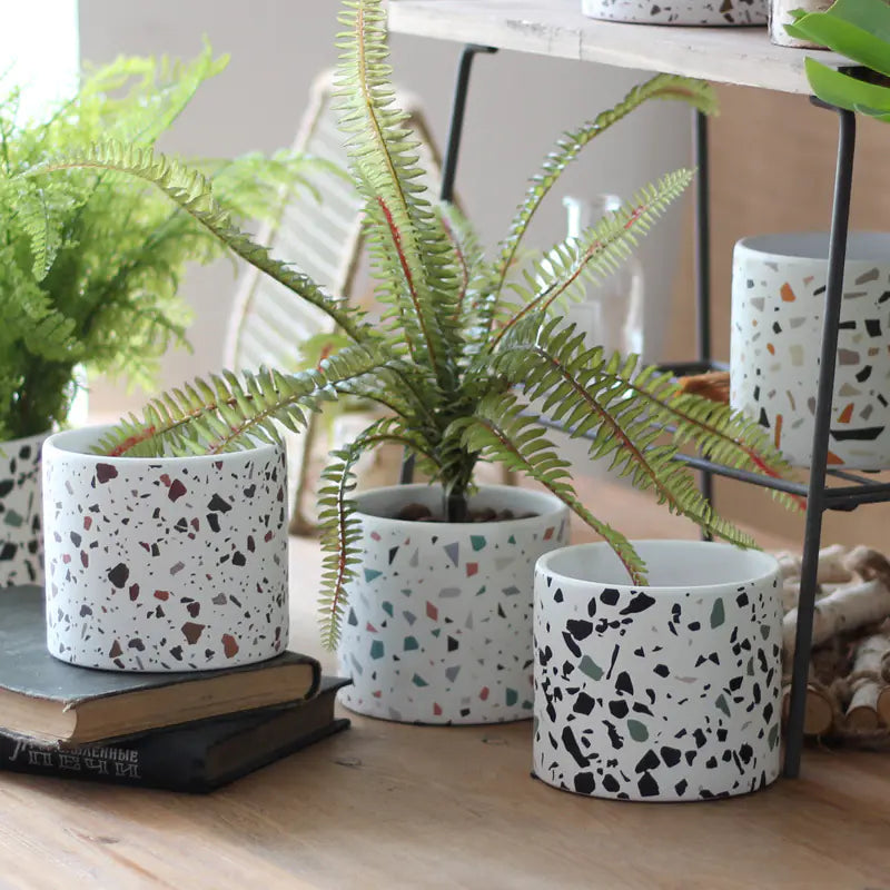 Modern Ceramic Round Planter