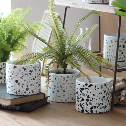 Modern Ceramic Round Planter